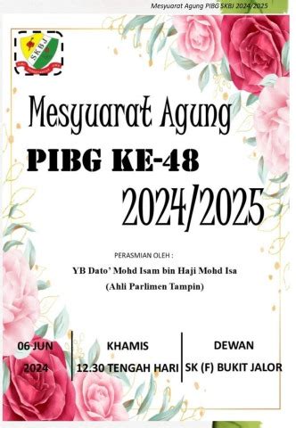 Buku Program Mesyuarat Agung PIBG 2024 G 25141332 Flip PDF AnyFlip