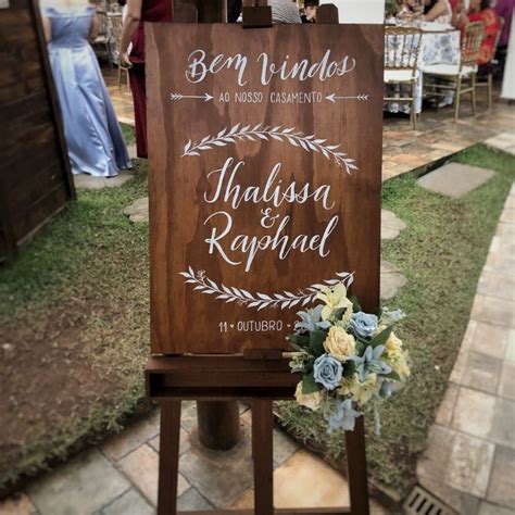 Quadro Placa Recep O De Casamento Mdf Personalizado Bem Vindos