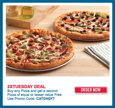 Domino's Pizza Canada Offers: Buy Any Pizza and Get Second Pizza FREE ...