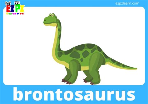 Dinosaur Flashcards With Words View Online Or Free Pdf Download