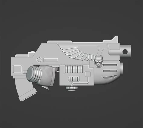 Free STL file bullpup boltgun・3D print object to download・Cults