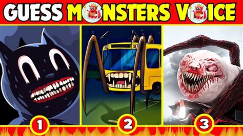 Guess The MONSTER S VOICE EAT MONSTERS 90 Bus Eater Cartoon Cat Choo