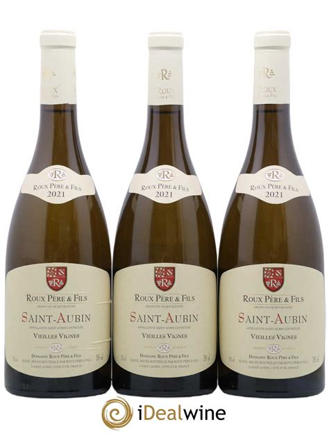 Acheter Saint Aubin Vieilles Vignes Domaine Roux 2021 Lot B2253602 2780