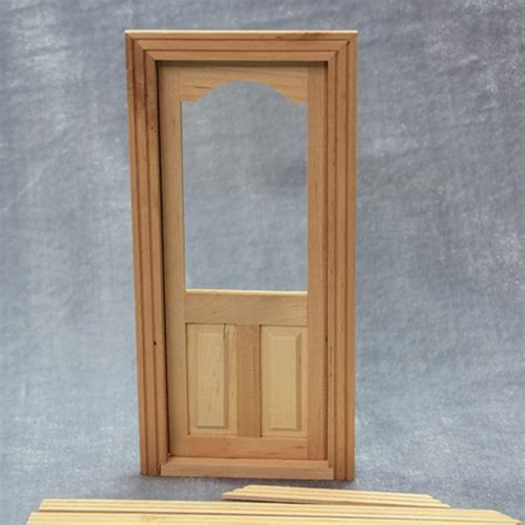 Mini Door Model Diy 112 Scale Wood Miniature Dollhouse Door Pretend Play House Furniture