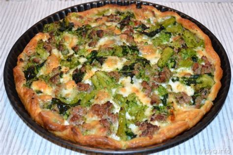 Torta Salata Broccoli E Salsicce Ricetta Di Misya