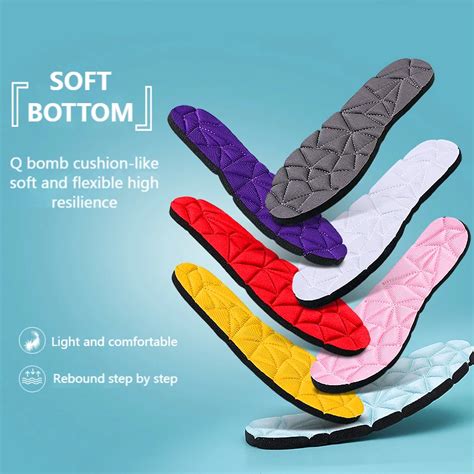 New Memory Foam Orthopedic Insoles For Shoes Women Men Flat Feet