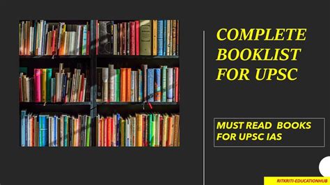 Complete Booklist For Upsc Prelims And Mains Upscbooklist Upscbook