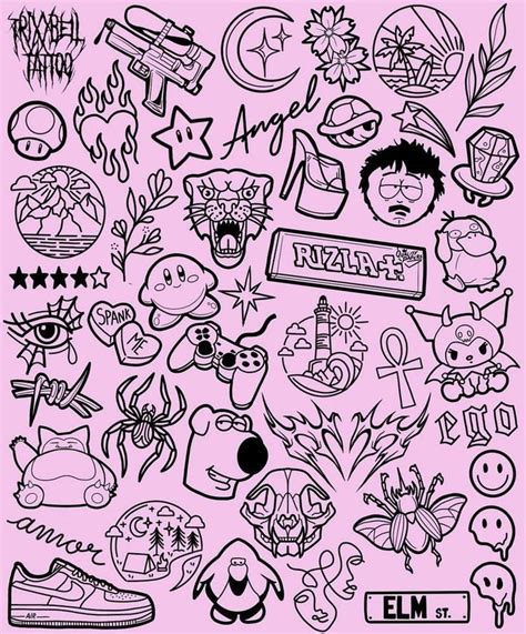 Tattoo Flash Tattoo Designs Flash Tattoo Sleeve Small Tattoos Simple