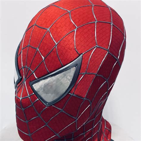 Customized Sam Raimi Spiderman Mask Cosplay Spiderman Mask Etsy