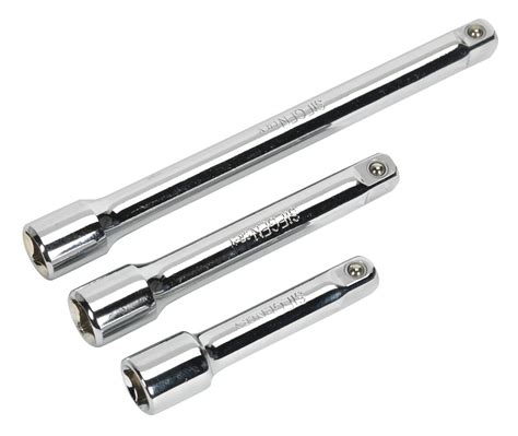 Sealey S0719 Extension Bar Set 3 8 Sq Drive 3pc From Lawson HIS