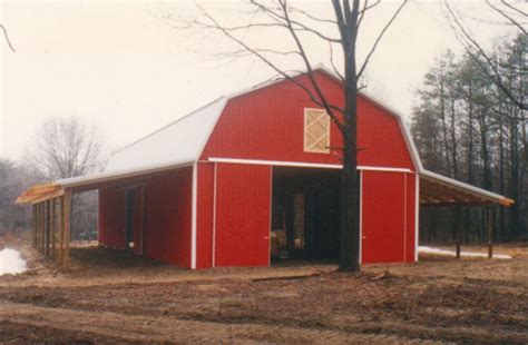 Gambrel Roof Pole Barn Kit