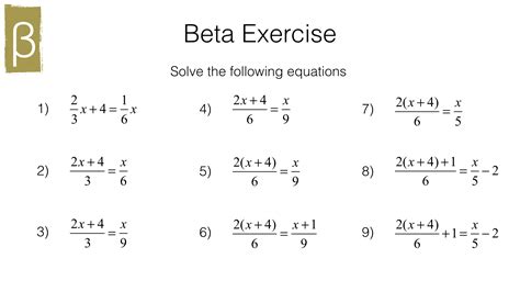 Equations With Fractions Worksheet - Abhayjere.com