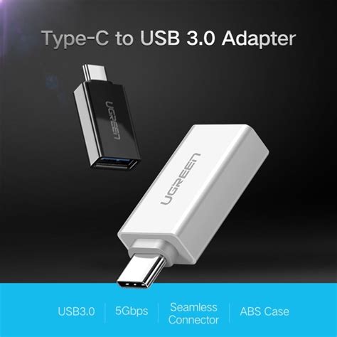 UGREEN USB C To USB 3 0 A Female Adapter Black 20808