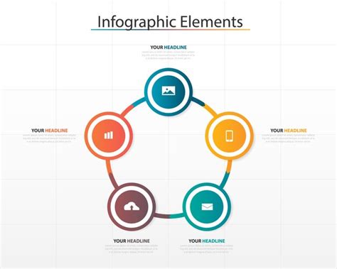 Free Vector Colorful Business Infographic Template