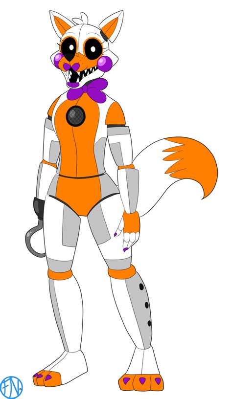 Lolbit By The Omega Square Anime Fnaf Fnaf Drawings Lolbit Fanart The