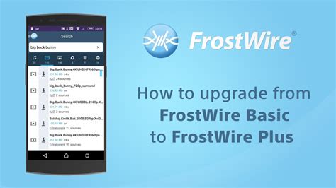 How to Upgrade from FrostWire Basic to free FrostWire Plus - YouTube