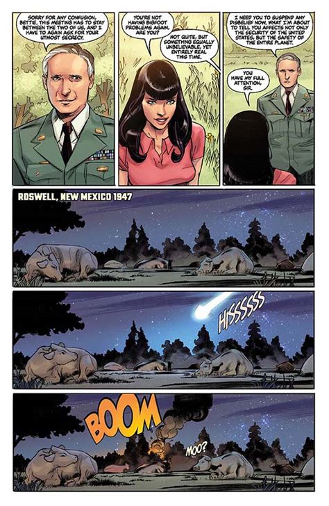 Bettie Page The Alien Agenda Comic Book Preview