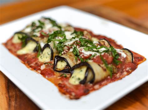 Grilled Eggplant Rollatini Recipe