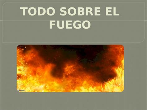 PPTX Todo Sobre El Fuego DOKUMEN TIPS