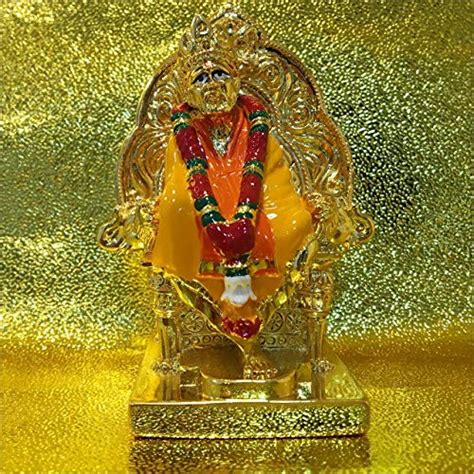 Buy Npc Shree Shirdi Sai Baba Exclusive Gold Plated Idol Murti