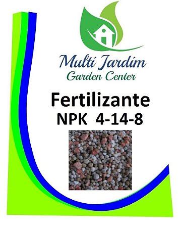 Adubo Fertilizante Granulado NPK 4 14 8 Flores E Frutos Multi Jardim