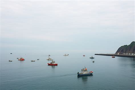 Many Small Boats On A Large Body Of Water Background Gyeongnam