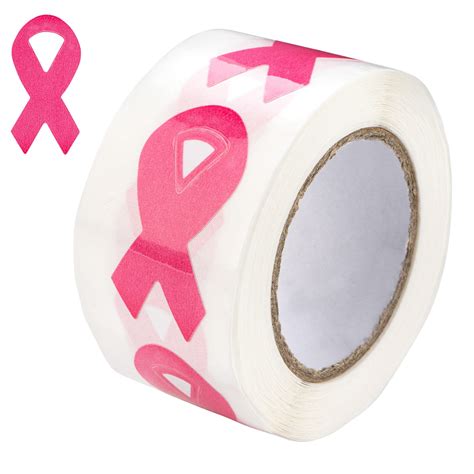 Buy Pink Ribbon Awareness Stickers For Donation Paper Ribbons Cancer Awareness Accessories