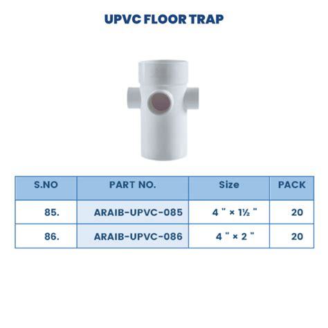 UPVC FLOOR TRAP Araibs