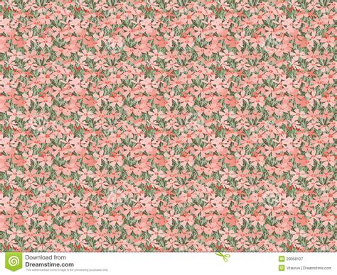 A Cor de rosa Sem Emenda Do Teste Padrão Floresce a Flor Ilustração do