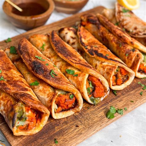 Chicken Tikka Paratha Rolls BAKE WITH ZOHA