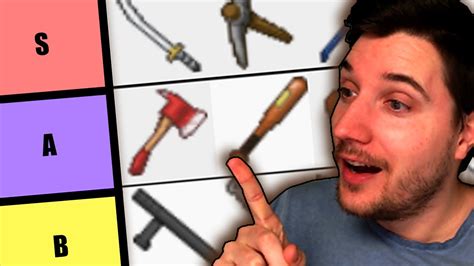 Ranking All Melee Weapons In Project Zomboid Youtube