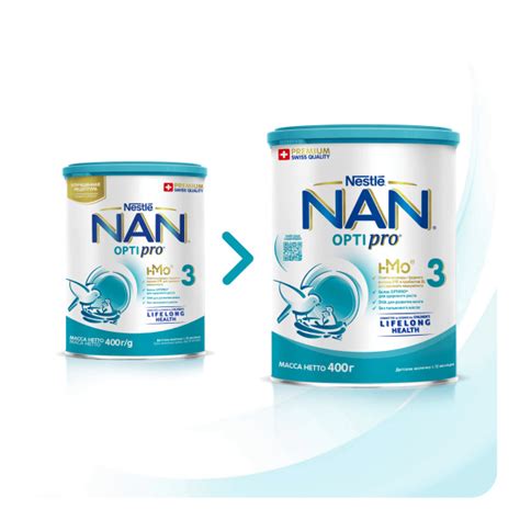 Nan 3 Optipro от Nestlé, 400 г: состав детского питания | Купить ...