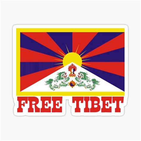 Free Tibet Sticker For Sale By Impactees Redbubble