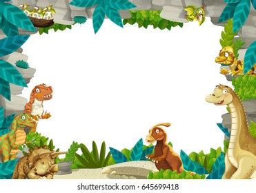 Flying Dinosaur Clipart Border