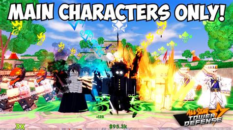 Main Character Units vs Infinite Mode SUPER OP! (All Star Tower Defense ...