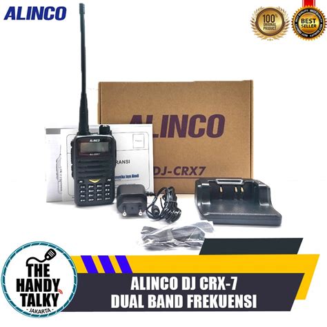 Jual ALINCO DJ CRX7 DJ CRX7 CRX 7 DUALBAND FREKUENSI GARANSI RESMI 1