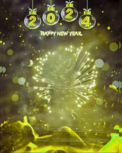 2024 New Year Green Fireworks Photo Editing Background | Fireworks ...