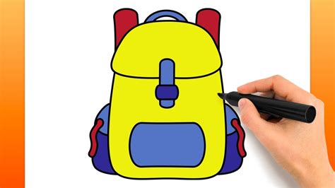 Comment Dessiner Un Sac Dos Tutoriel De Dessin Facile Youtube