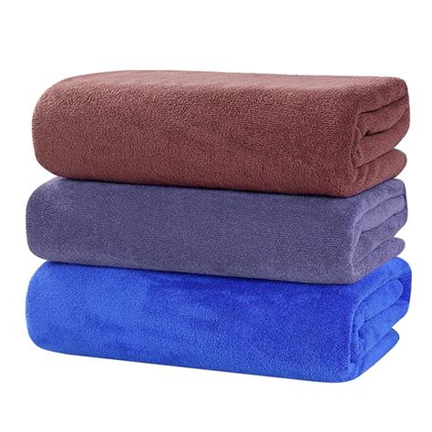 Large Microfiber Bath Towels Soft Absorbent Towel for Gym Spa Shower ...