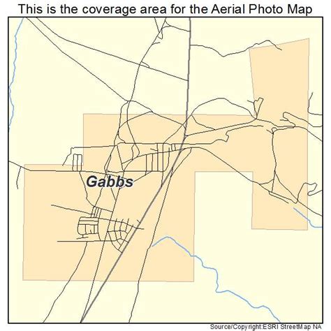 Aerial Photography Map of Gabbs, NV Nevada