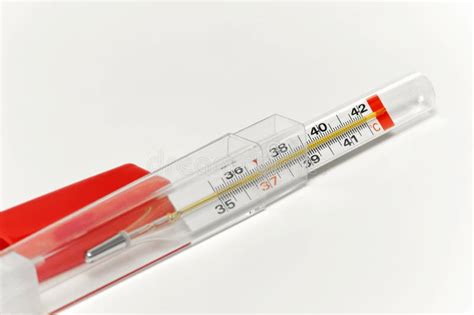 Medical Glass Mercury Thermometer Stock Image Image Of Fever Mercury