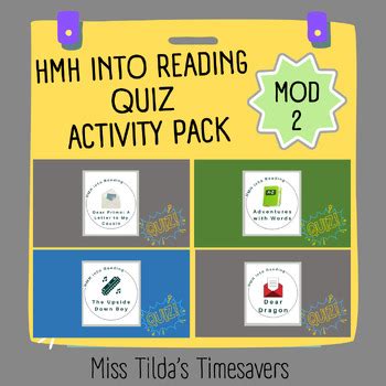 Grade Hmh Into Reading Module Powerpoint Assessment Pack By Miss Tilda