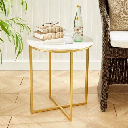 Birch Lane Aveline Cross Legs End Table Perigold In 2024 Versatile