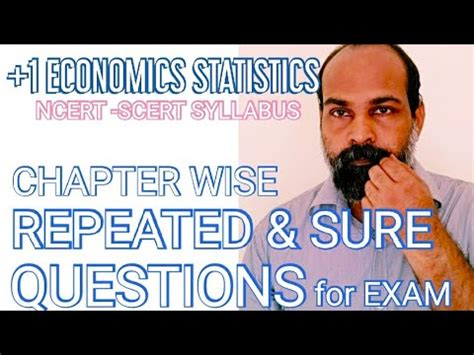 Plus One Economics Important Question And Answer Chapter Wise