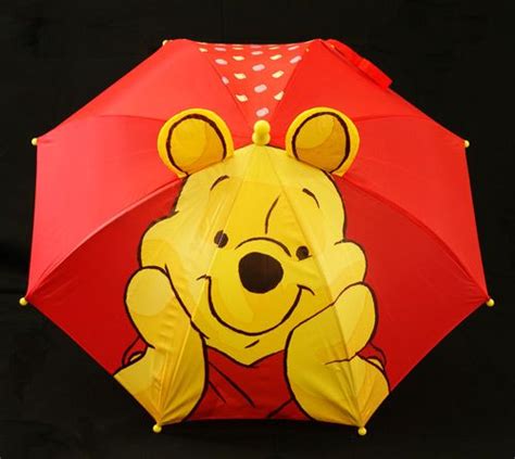 Winnie The Pooh Umbrella Complete With Sticky Up Ears Which My Photo Completely Fails To Show