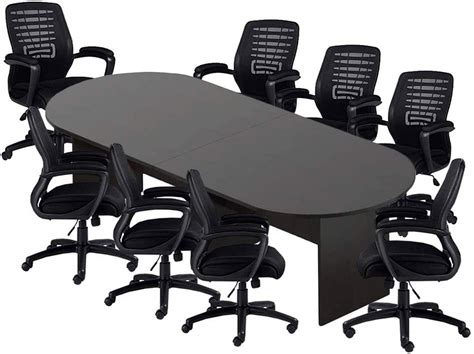 GOF 10FT Conference Table Set with Chairs (G11750B) - Espresso ...