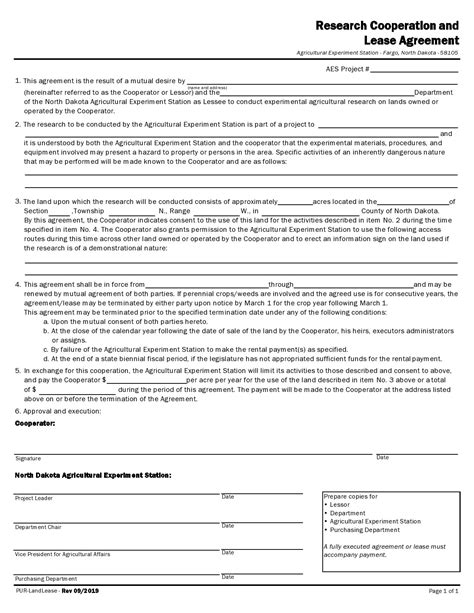 Free Land Lease Agreements Word Pdf Templatelab