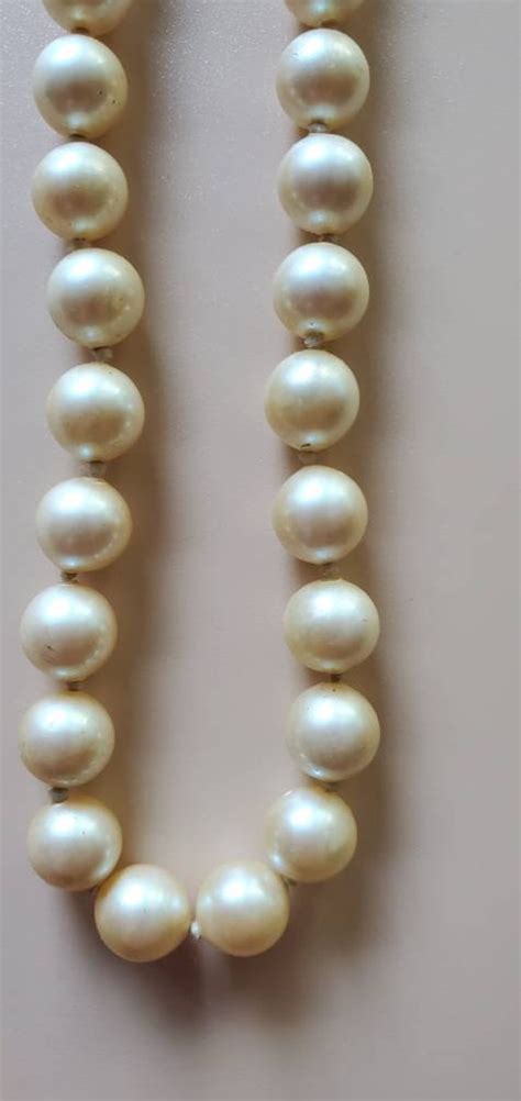 Classic Single Strand Faux Pearls By Monet Gem