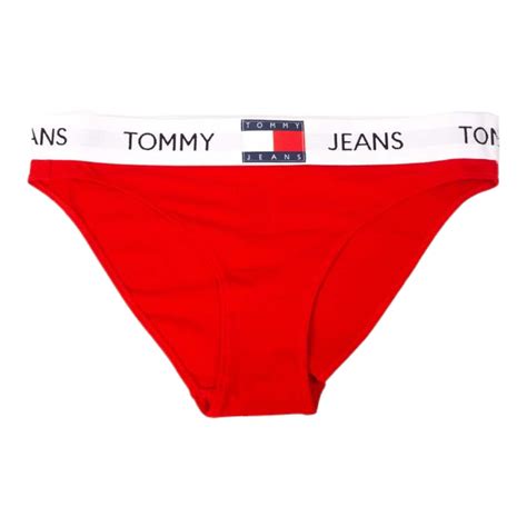TOMMY HILFIGER BIKINI DAMSKIE MAJTKI P CZERWONE UW UW XNL