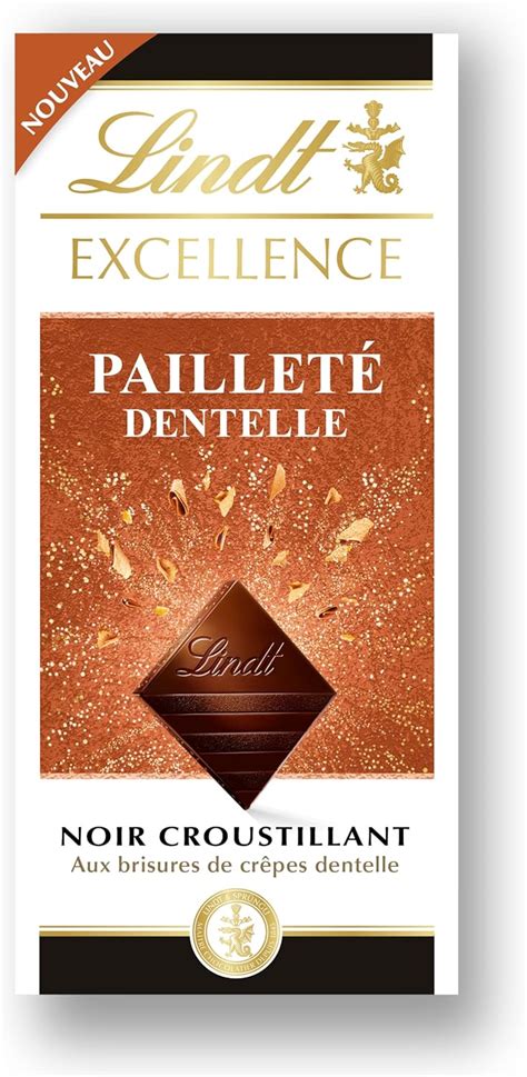 Lindt Excellence Tavoletta Di Cioccolato Fondente Con Cialda Friabile